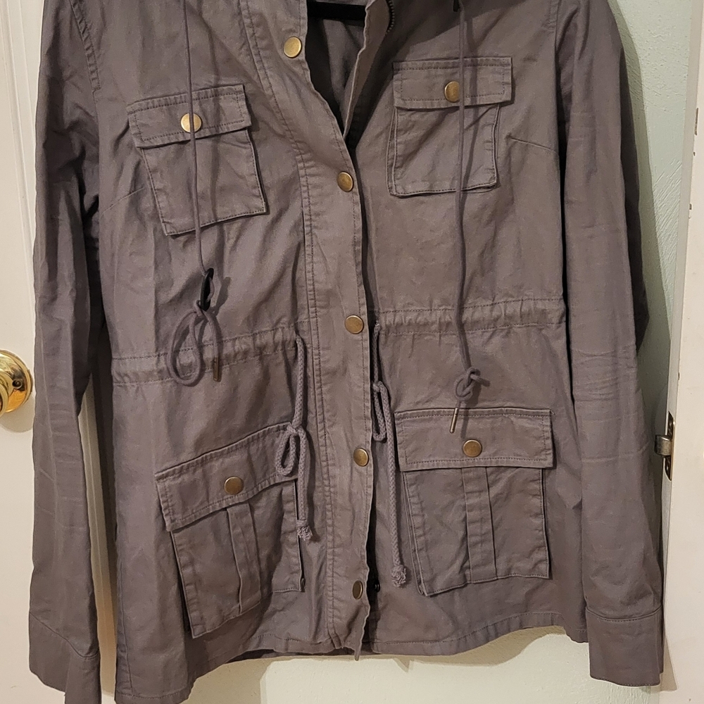 Market & Spruce Chaplin Anorak Cargo Jacket, Medium - Picture 2 of 5